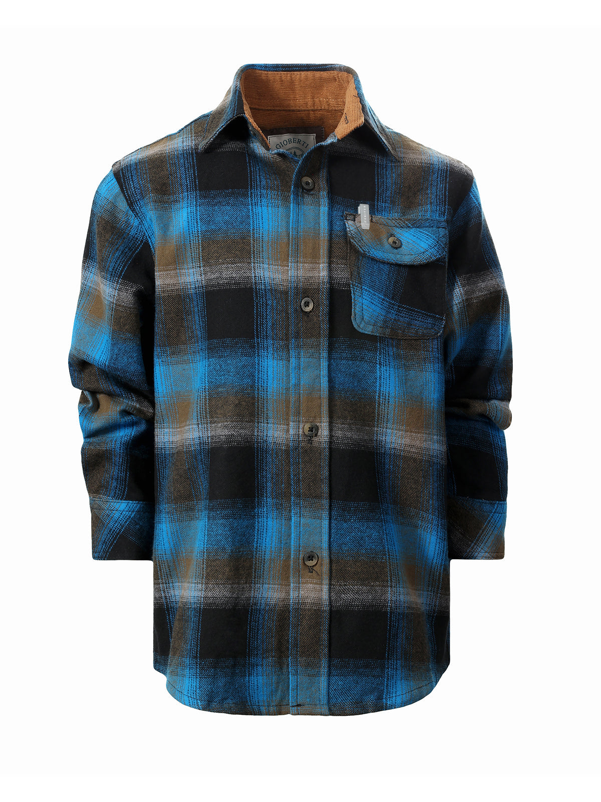 boys long sleeve plaid checked flannel