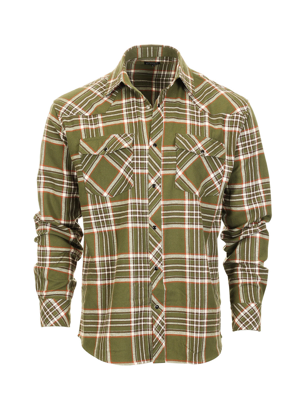 Mens Flannel w/snap