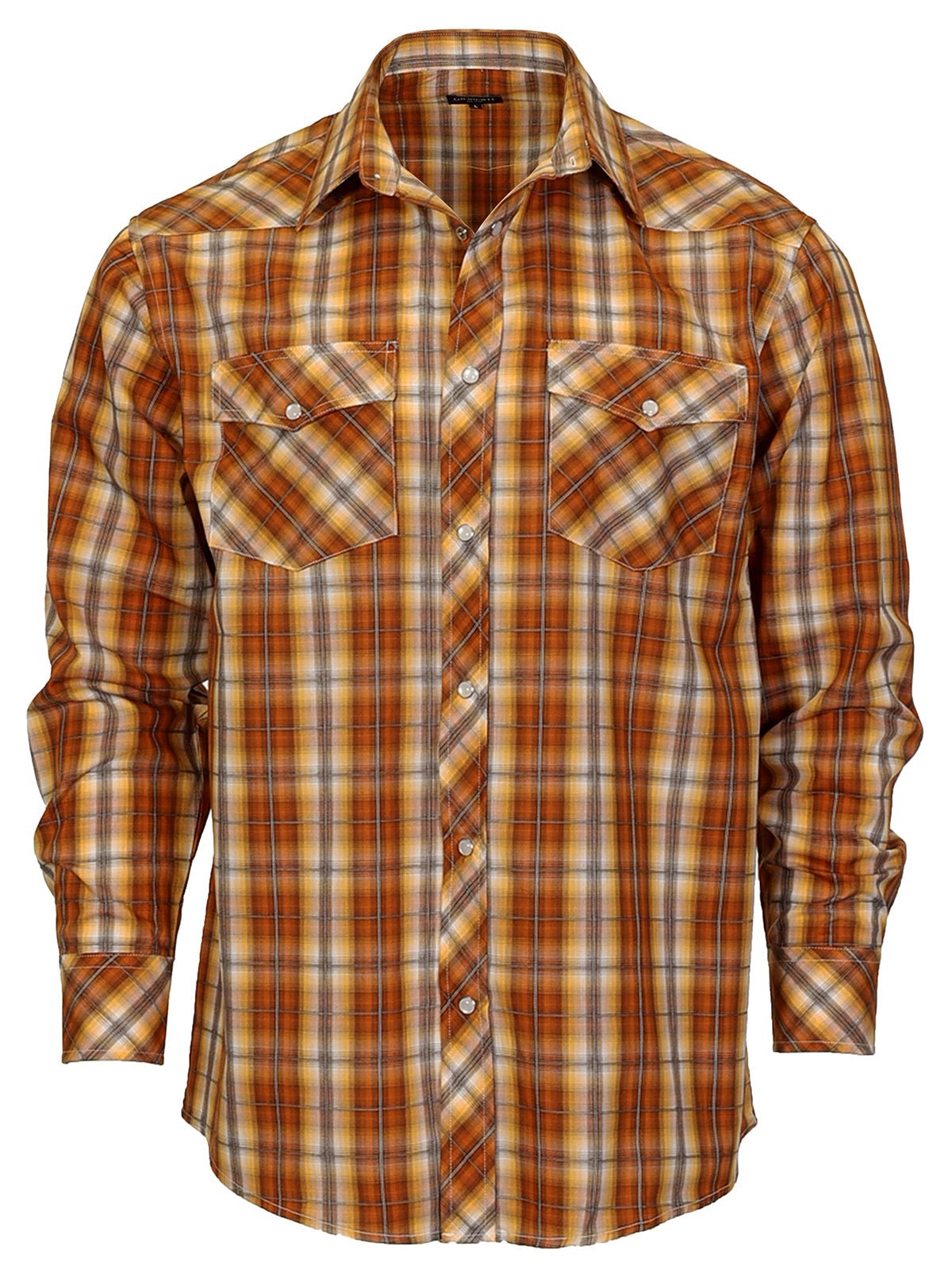 western long sleeve button down casual