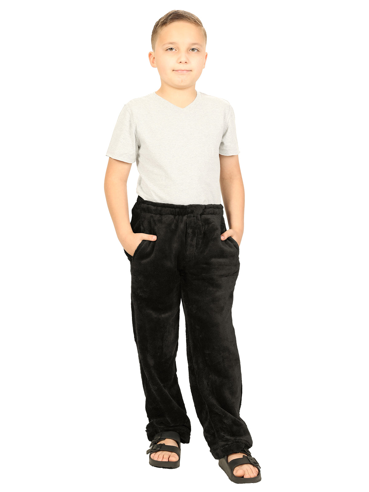 Boys Plush Pajamas Pants