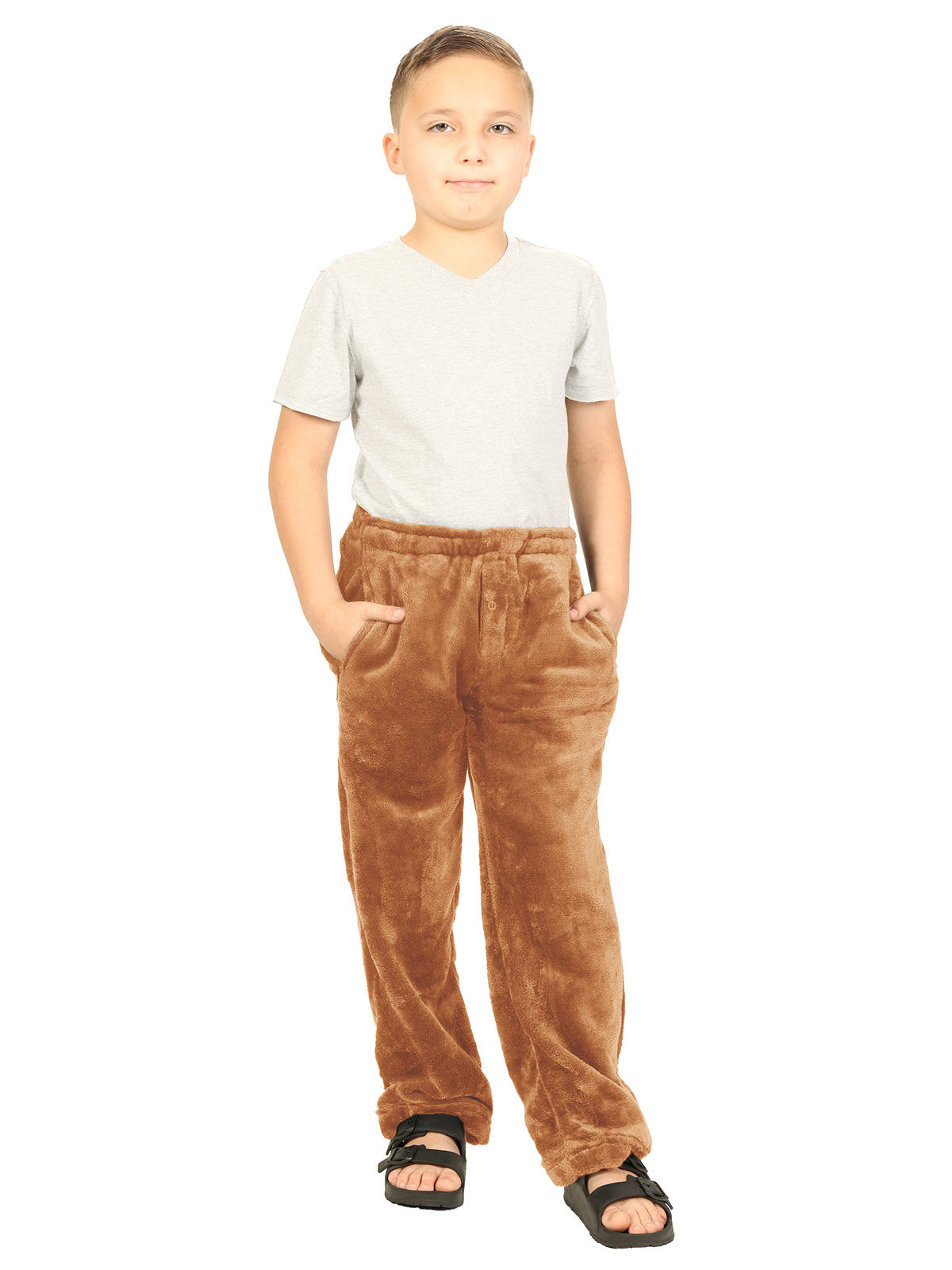 Boys Plush Pajamas Pants