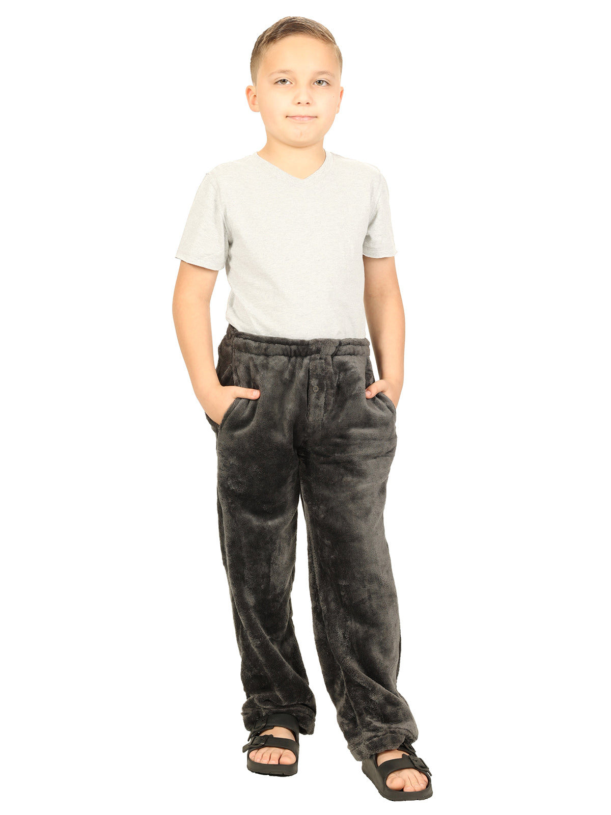 Boys Plush Pajamas Pants