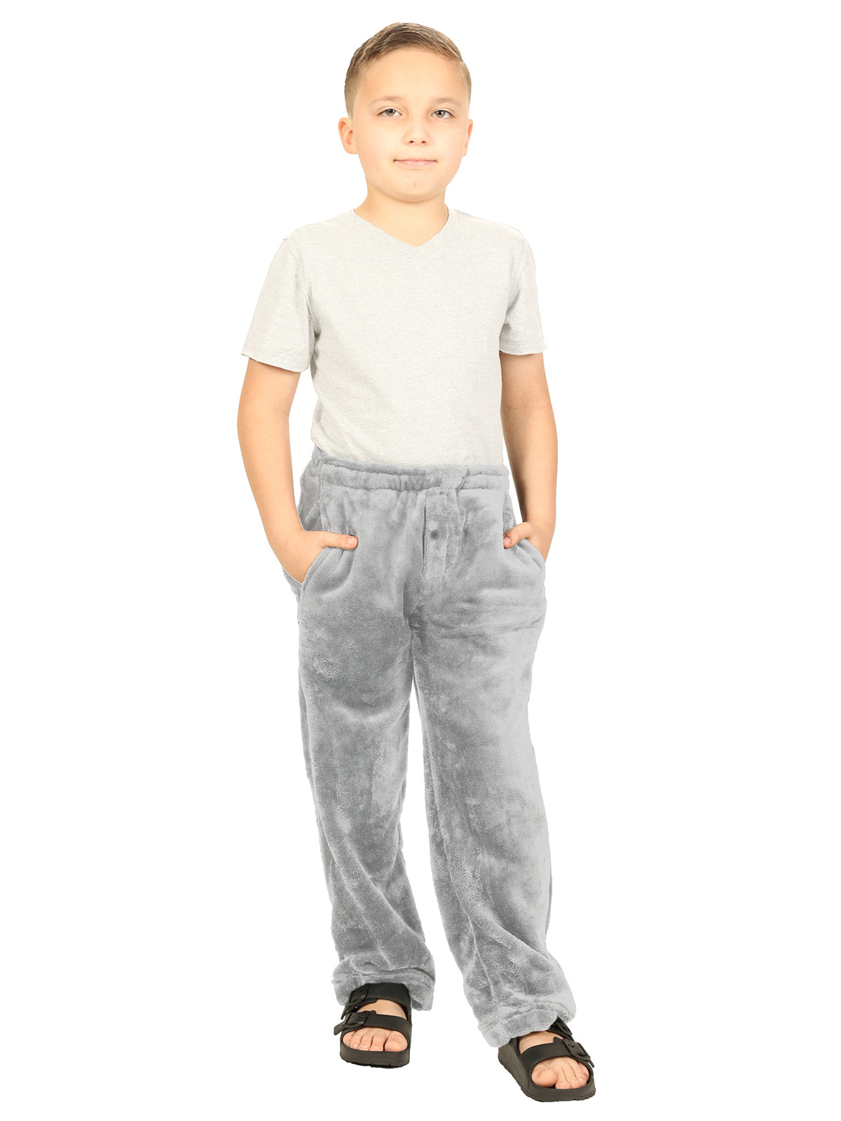 Boys Plush Pajamas Pants