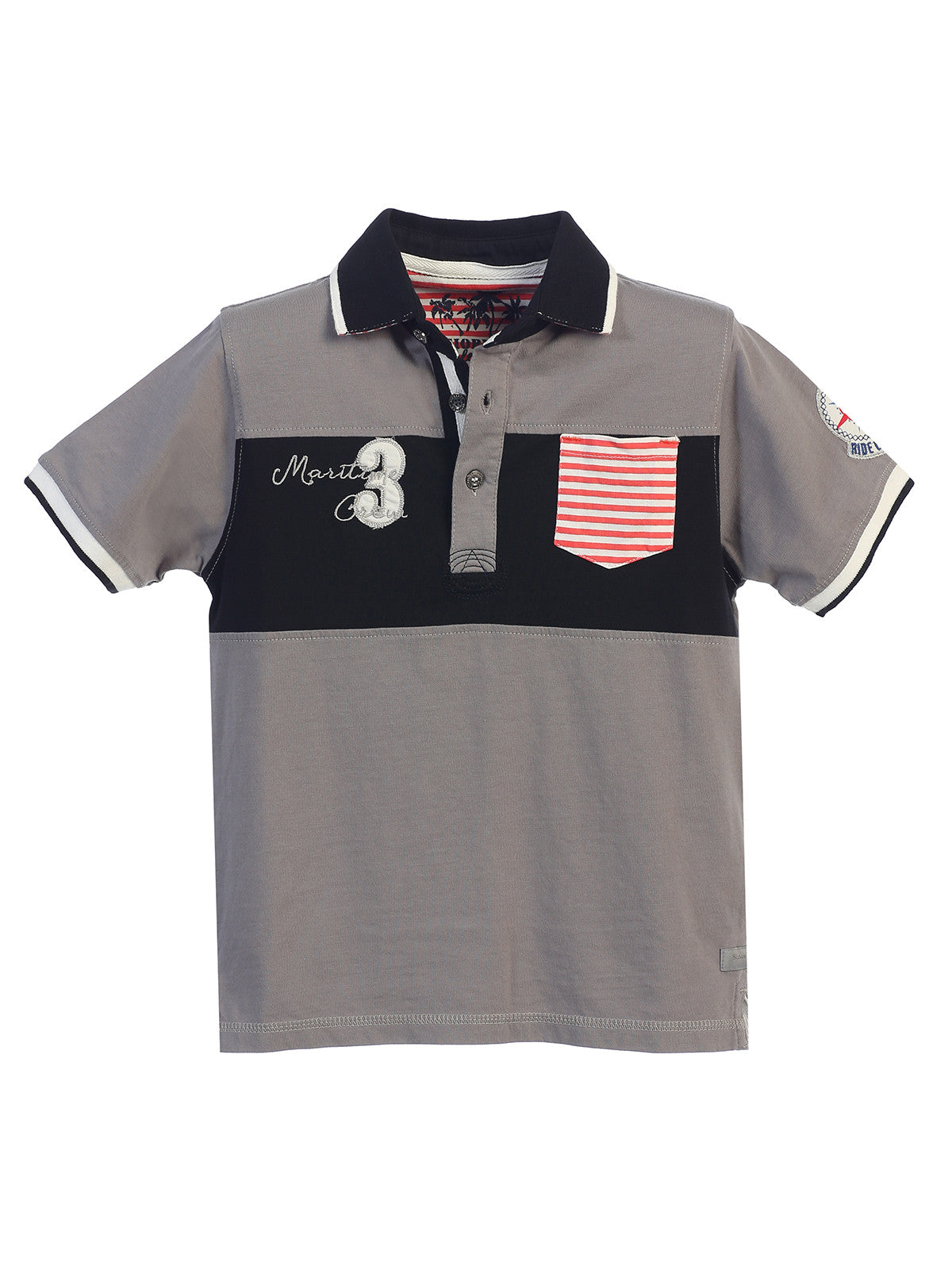 Boy's Polo Shirt w/ Embroidery