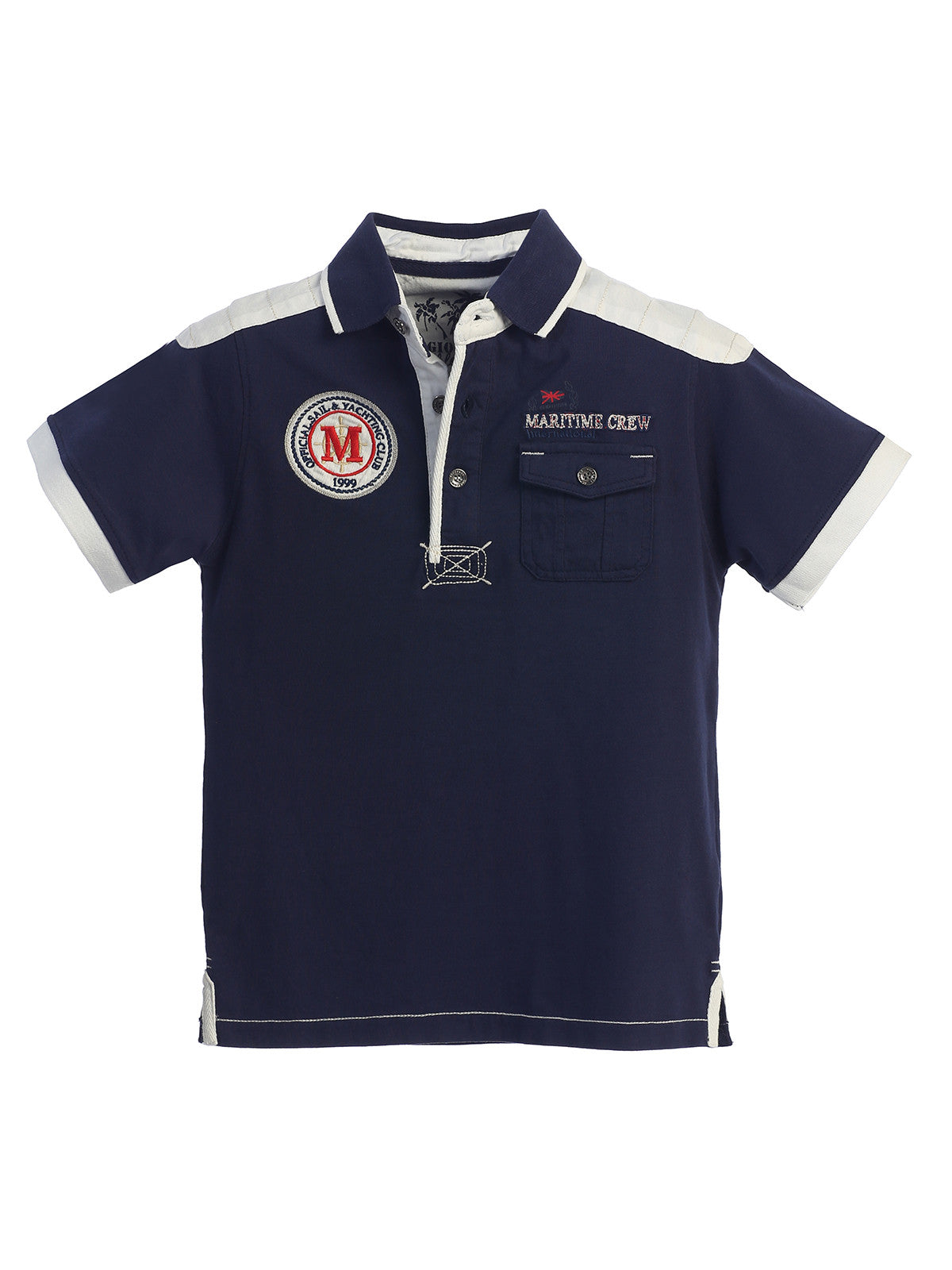 Boys Nautical Fashion Polo Shirt