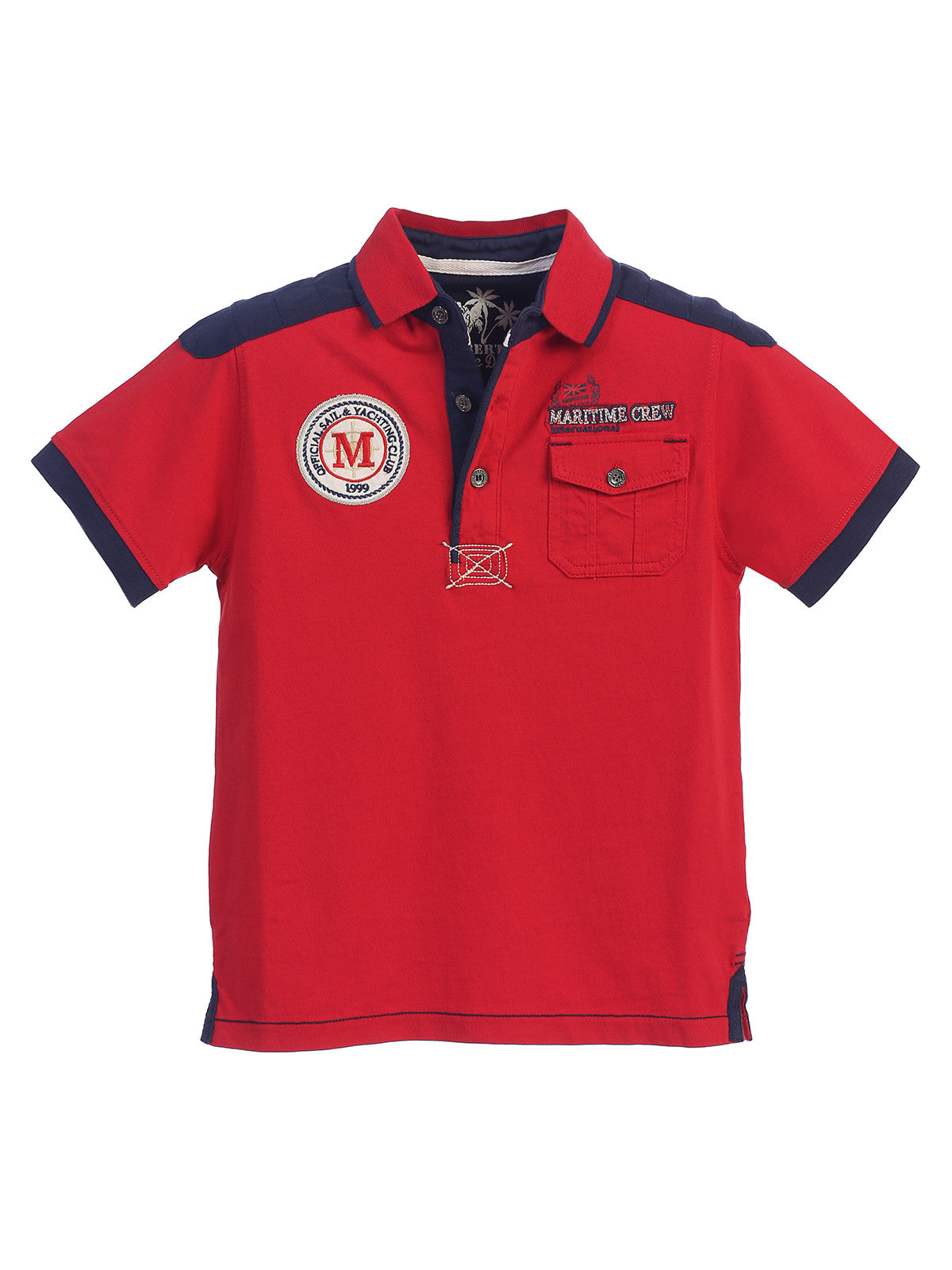 Boys Nautical Fashion Polo Shirt