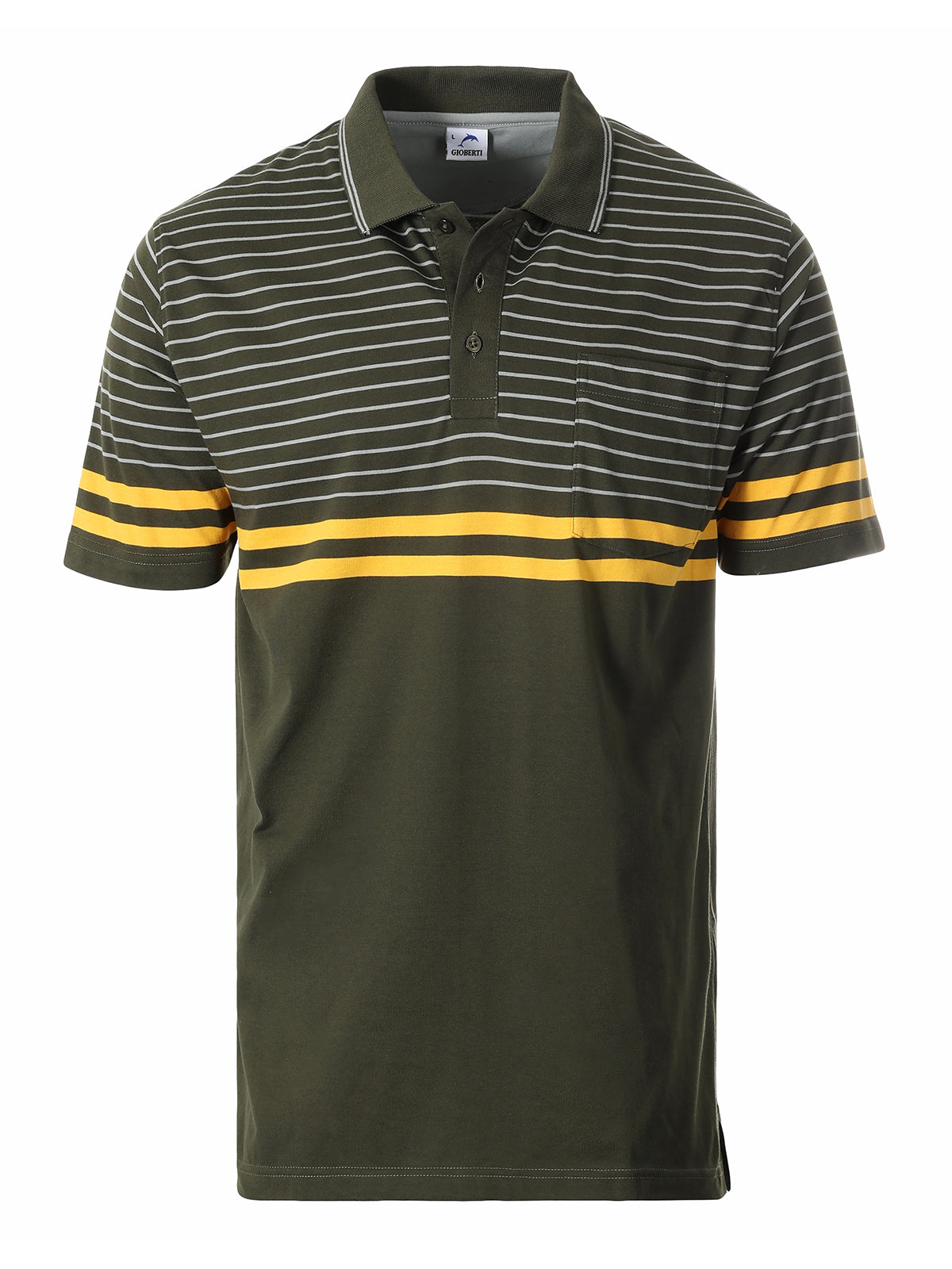 Men's Striped Polo Shirts