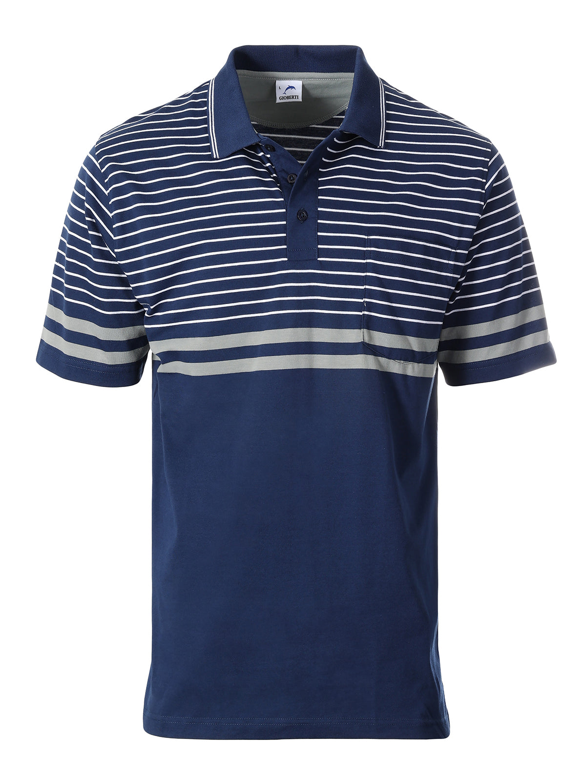 Men's Striped Polo Shirts