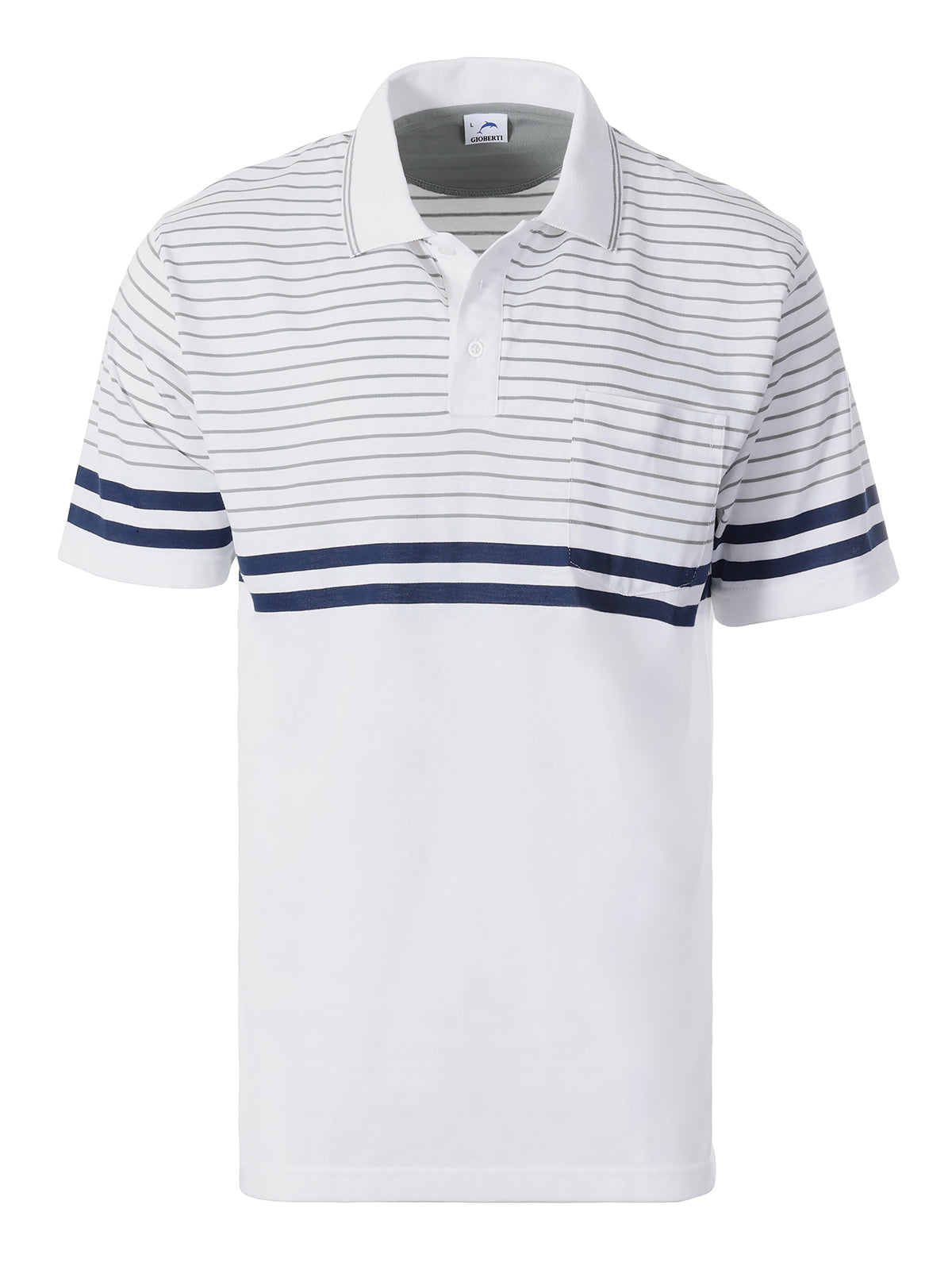 Men's Striped Polo Shirts