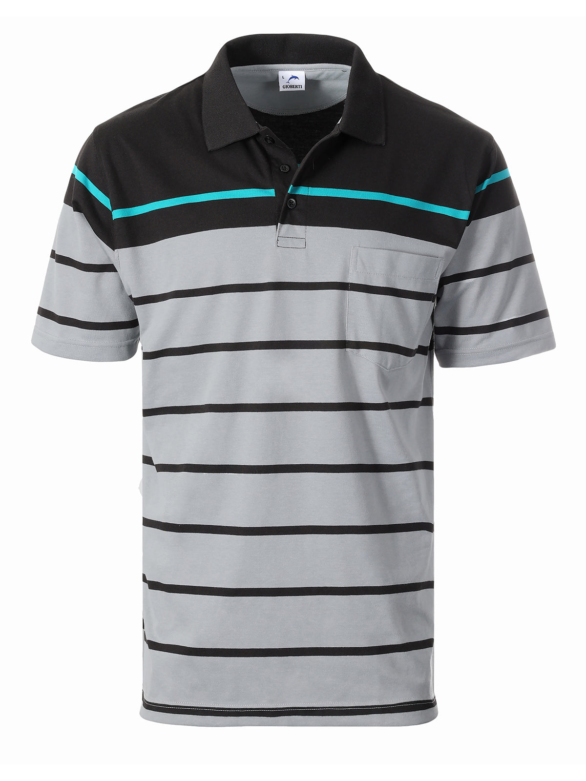 Men's Striped Polo Shirts