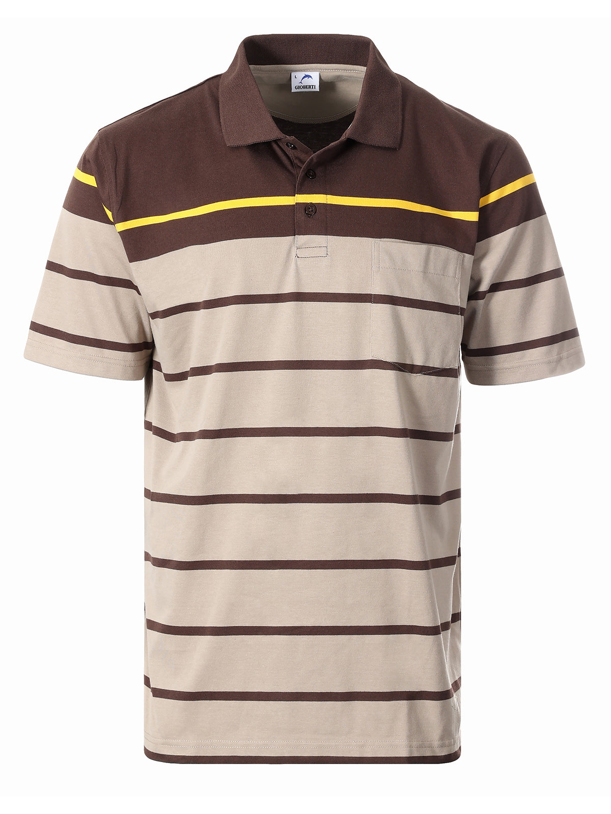 Men's Striped Polo Shirts