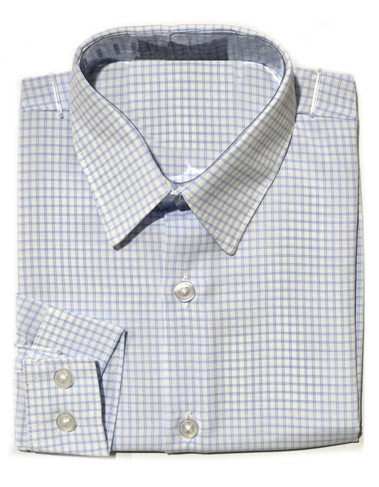 Boys Button-Up Dress Shirt, Long Sleeve Formal Top, Sizes 2T-16 S702