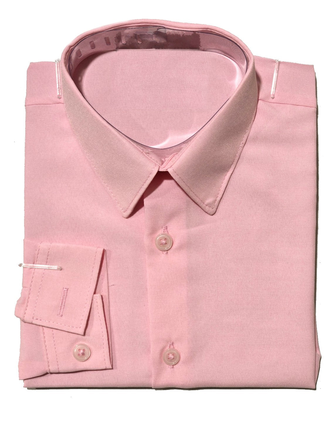 Boys Button-Up Dress Shirt, Long Sleeve Formal Top, Sizes 2T-16 S702