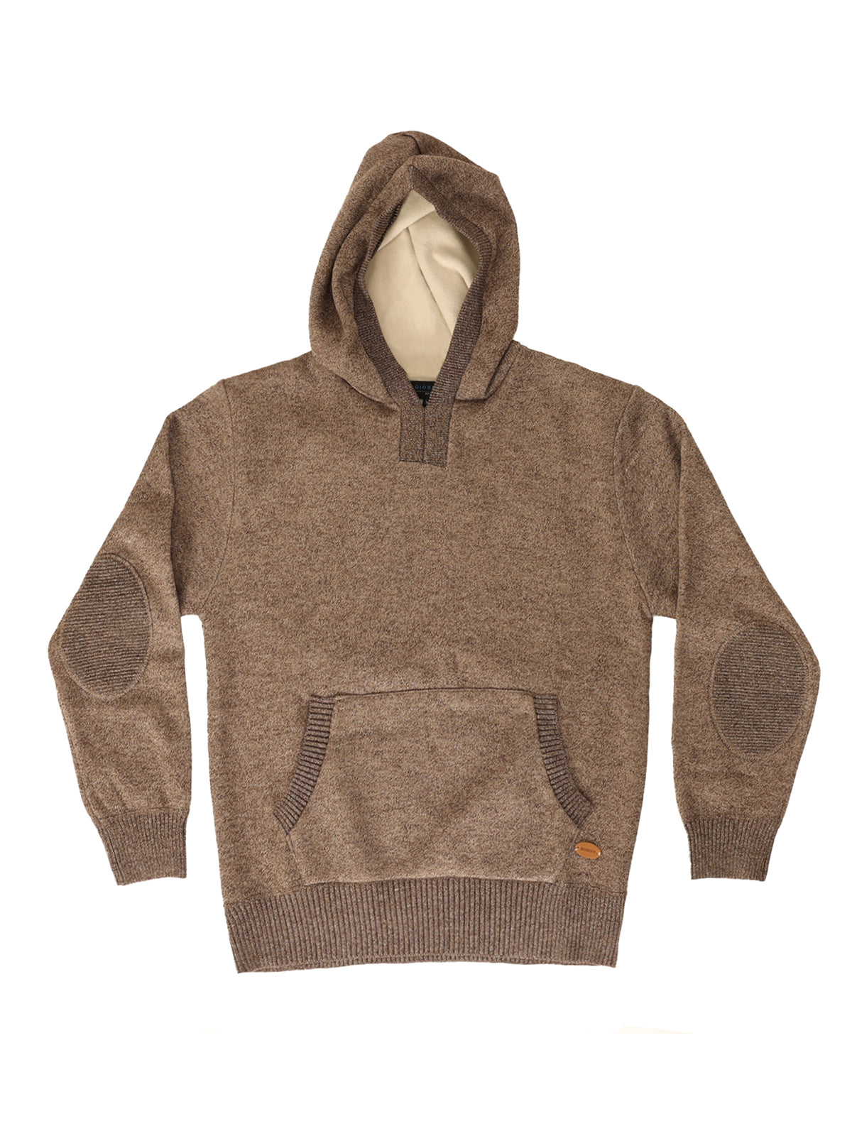 Mens Knitted Pullover Hoodie Sweater