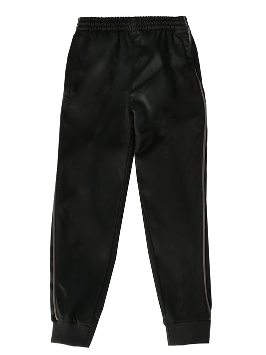 Boys Athletic Track Pants With Ribbed Cuff