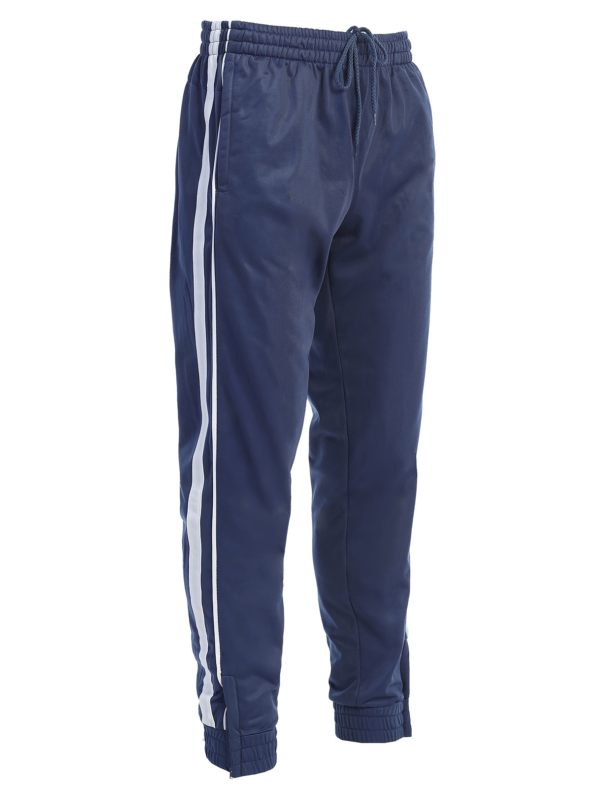 Men's Athletic Track Pants With Ribber Zipper Cuffs