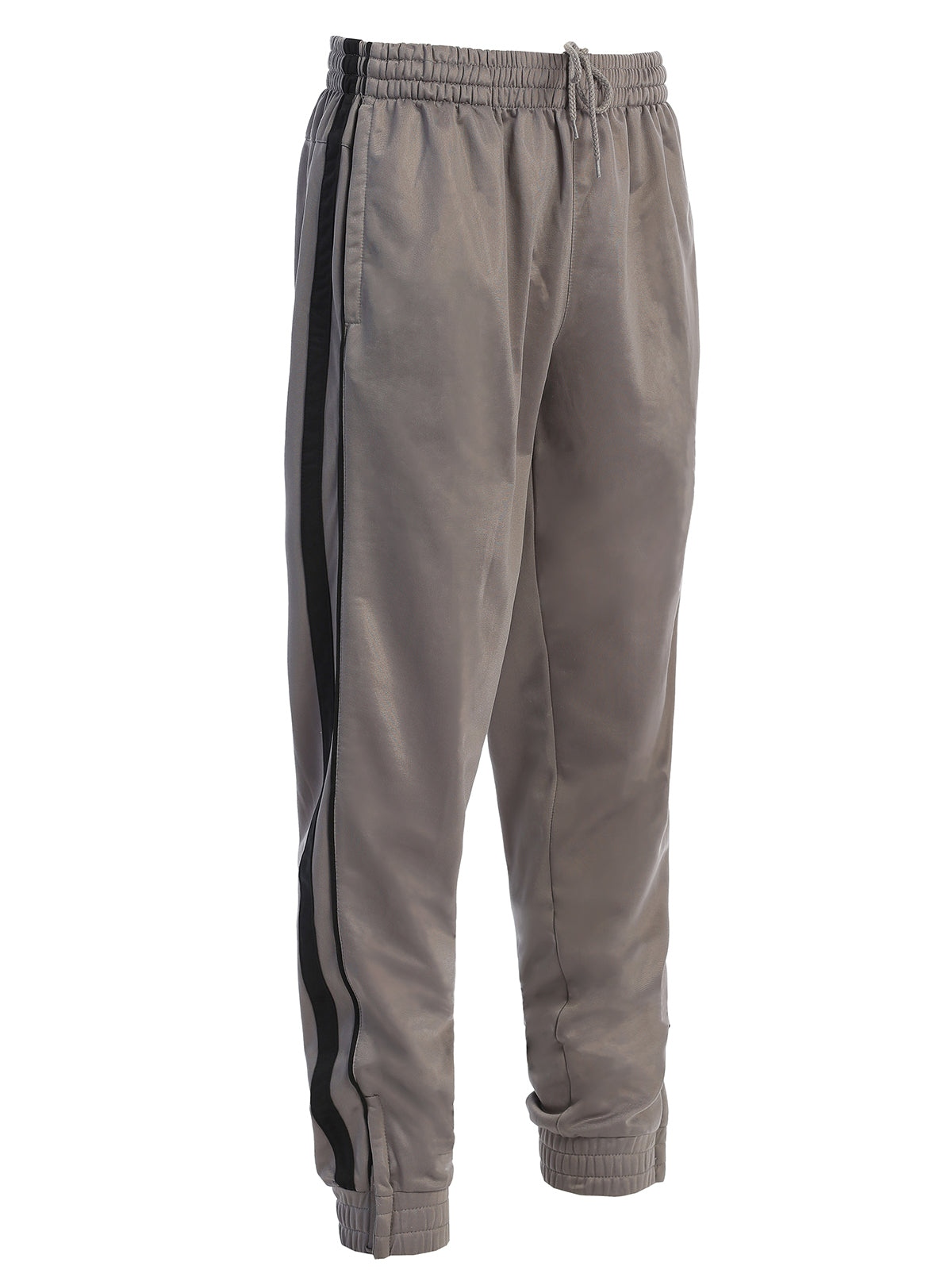 Men's Athletic Track Pants With Ribber Zipper Cuffs