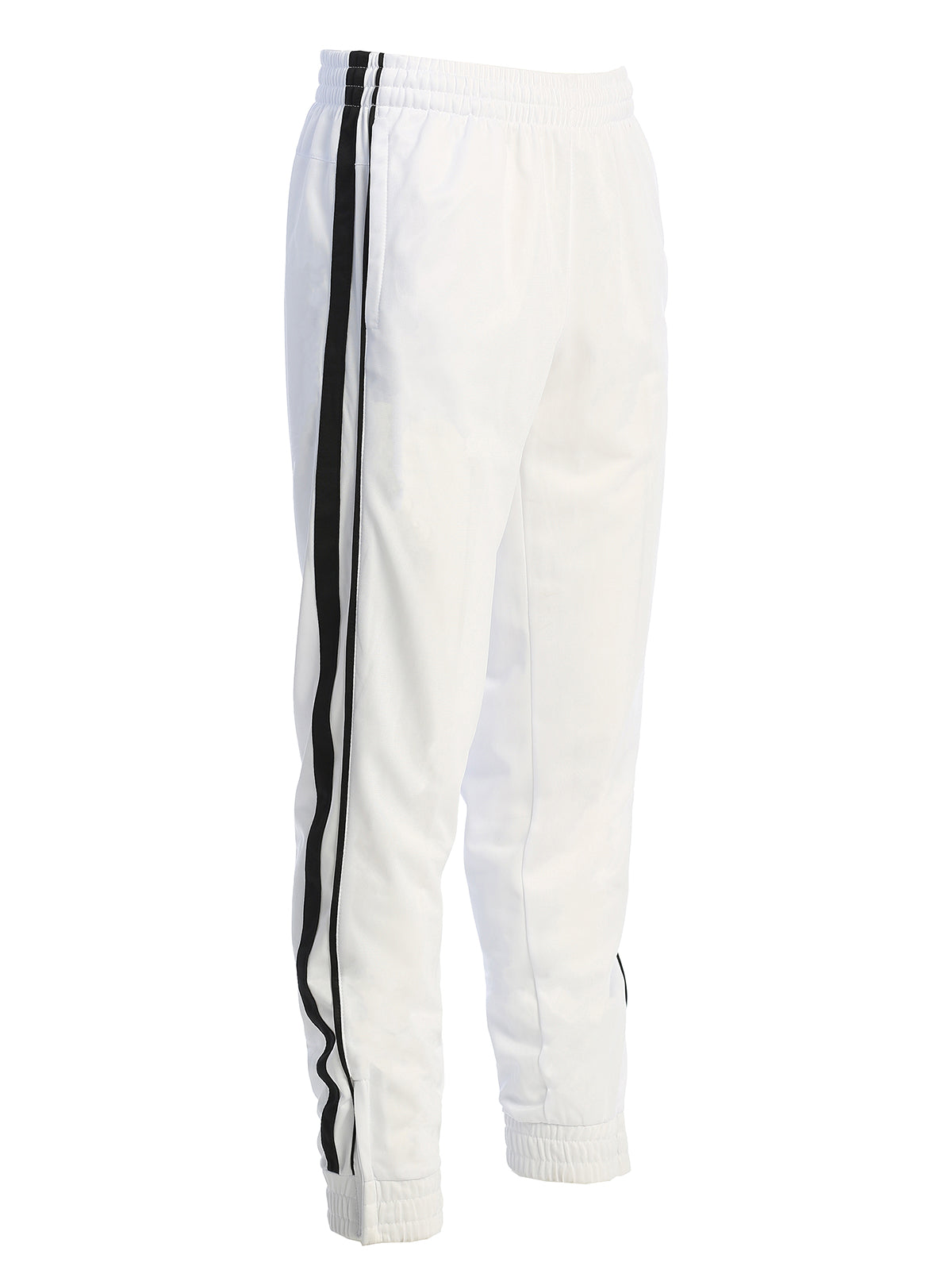 Men's Athletic Track Pants With Ribber Zipper Cuffs