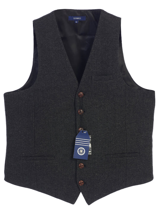 Mens Button Formal Suit Vest