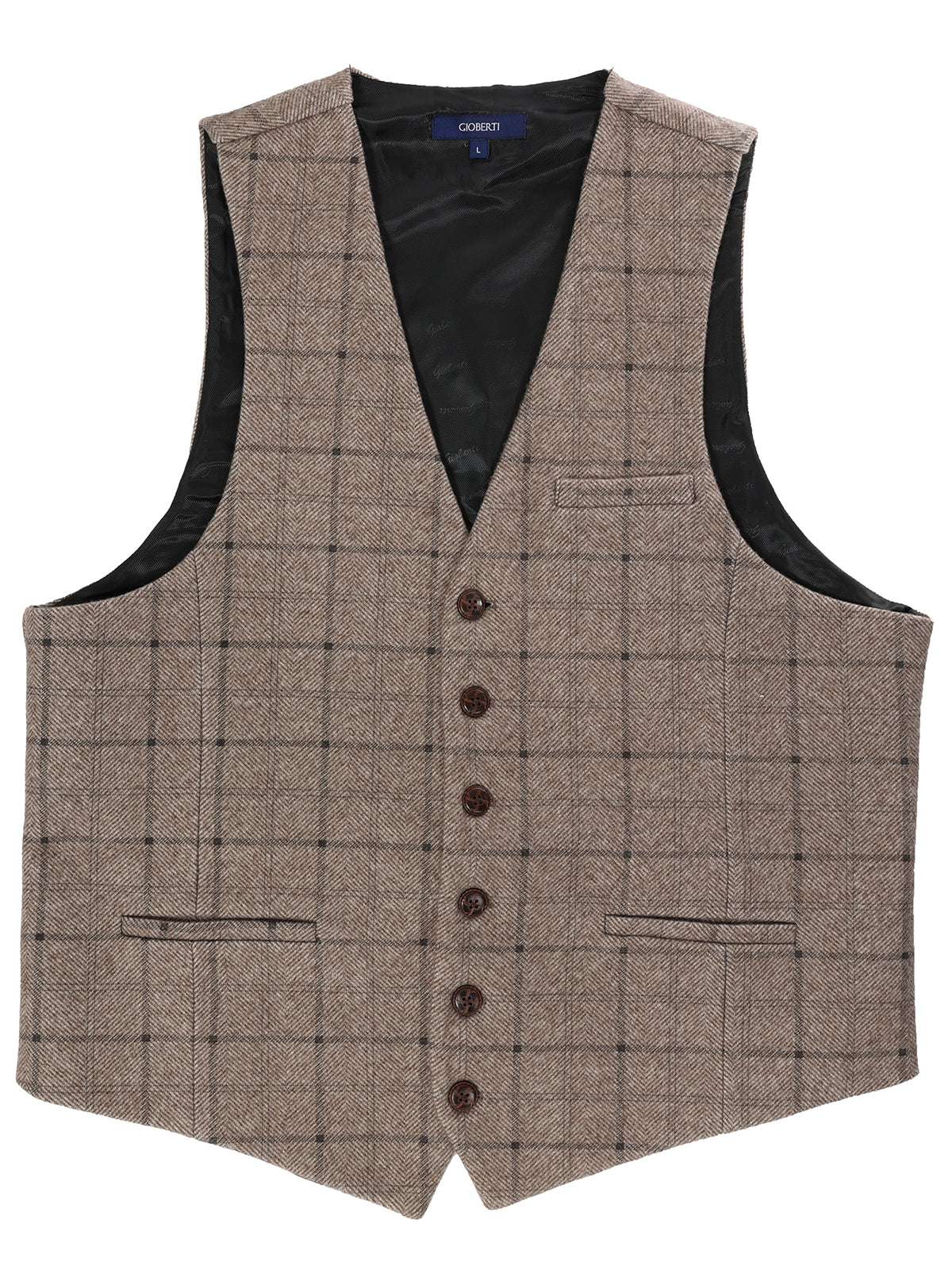 Mens Button Formal Suit Vest