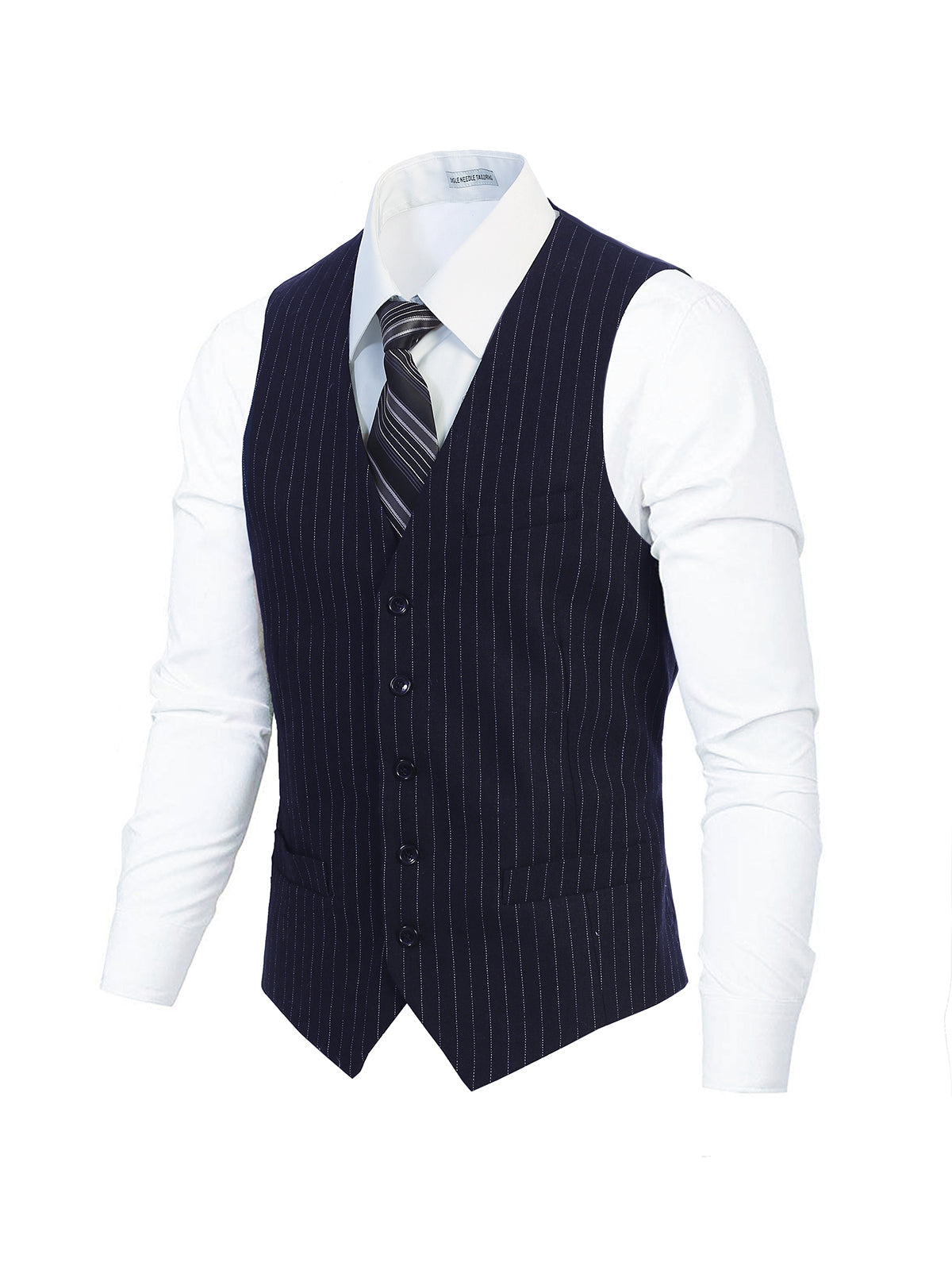 Mens Button Formal Suit Vest