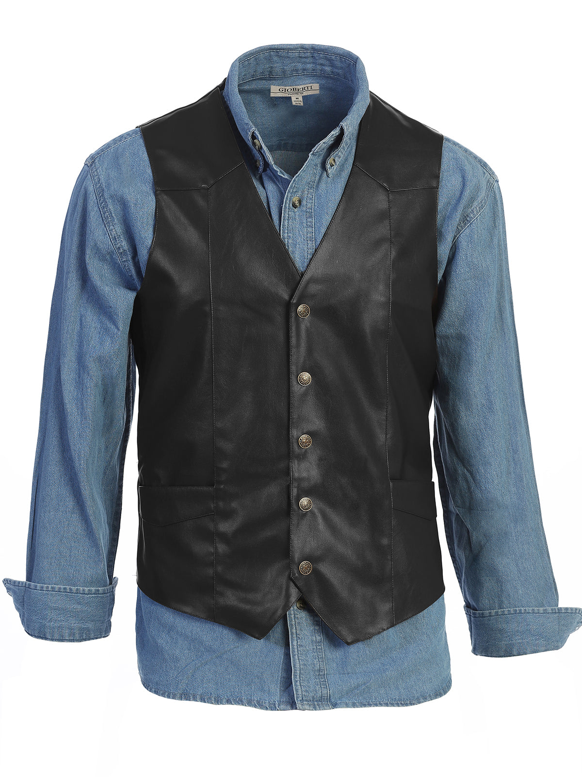 Vest denim shirt