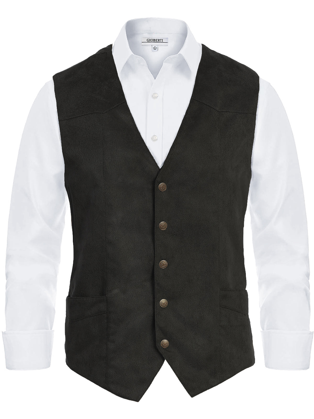 Vest White shirt