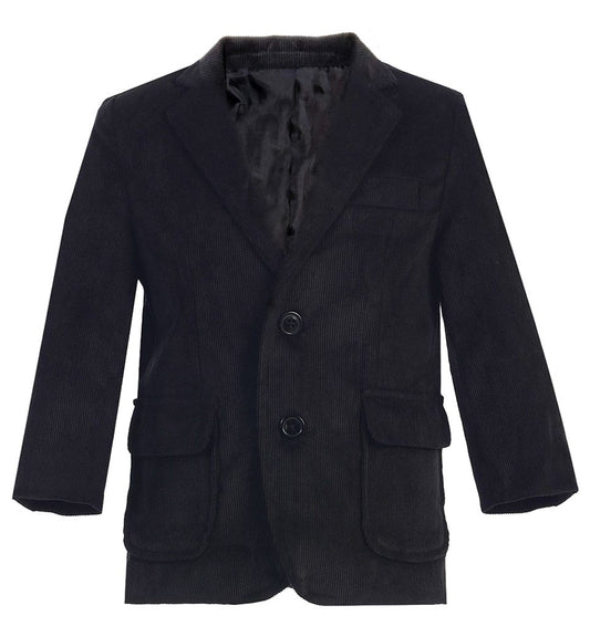 Boys' Corduroy Blazer Jacket with Elbow Patches RFL-J502