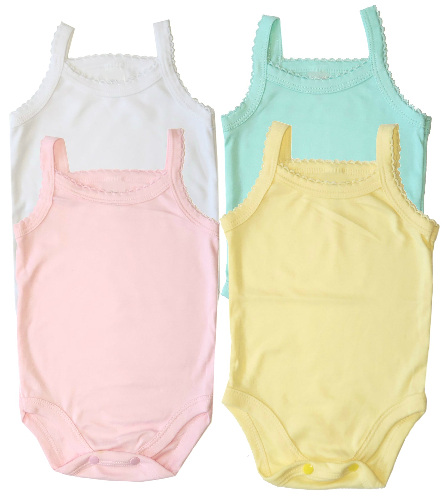 Baby Camisole Girl Bodysuit Newborn Sleeveless Set Romper KC-4419-7