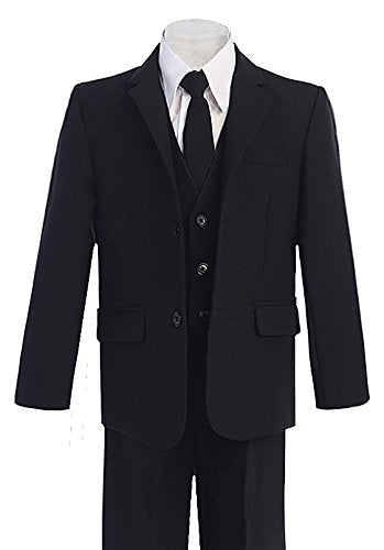Boys Suits 5-Piece Set With Shirt And Vest %100 Polyester Slim Cut  RFL-018