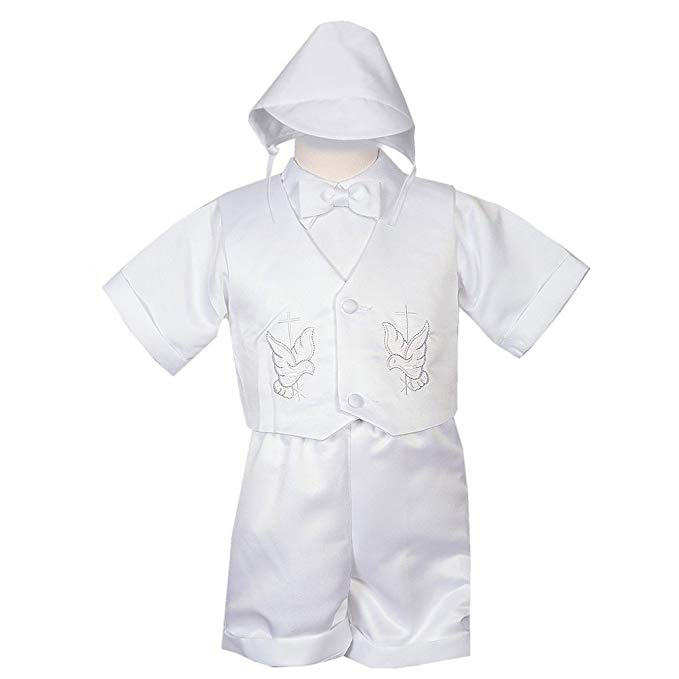 Baptism Christening Outfit Short Set RFL-CP