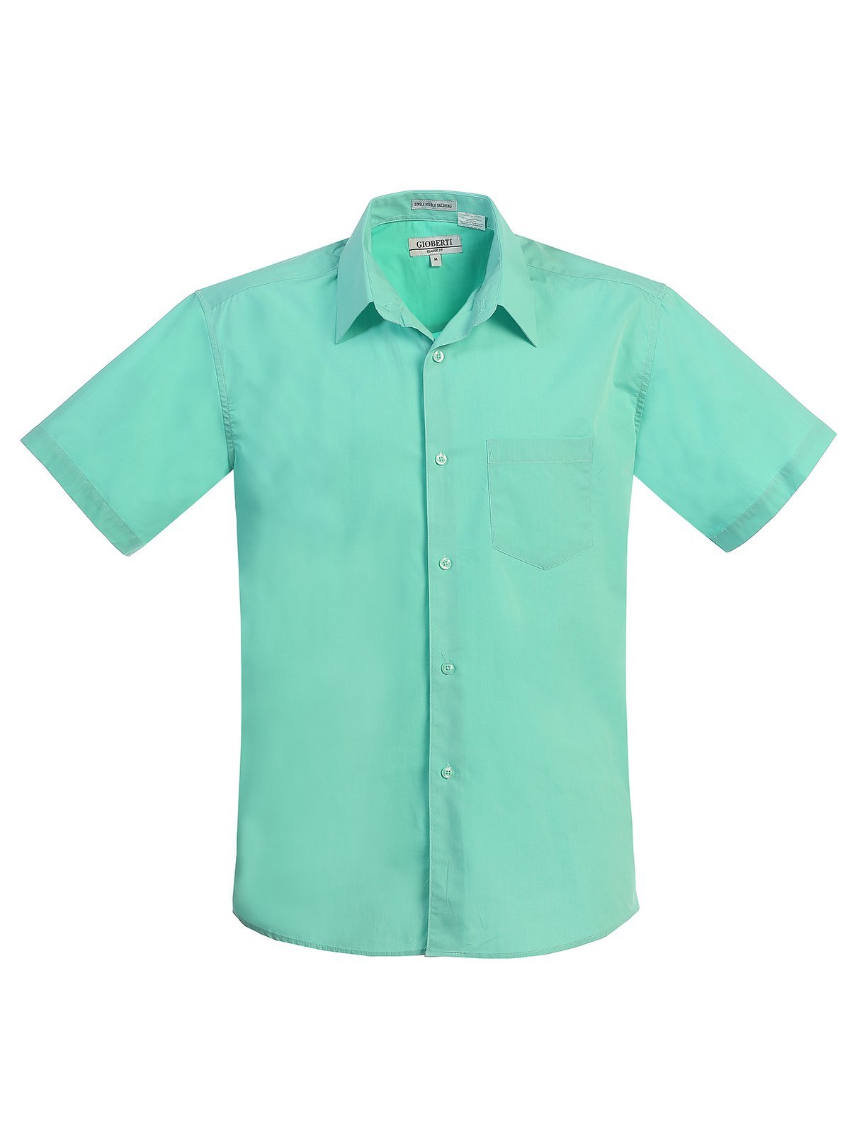 Boys Short Sleeve Dress Shirt SIZE 4-7  GB-DSS