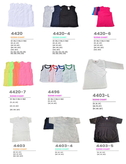 Boys Ribbed Tank Top Under Shirt 100% Cotton - KC4420